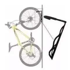 GENERICO - Gancho Muro Bicicleta Soporte Vertical Acero con Tornillos