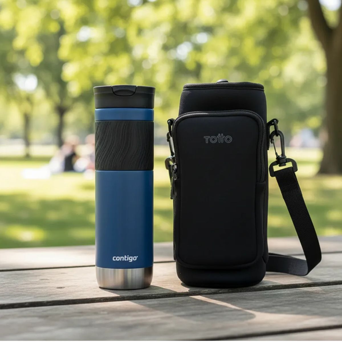 CONTIGO - Vaso Mug Contigo 710 ml + Porta botellas Totto