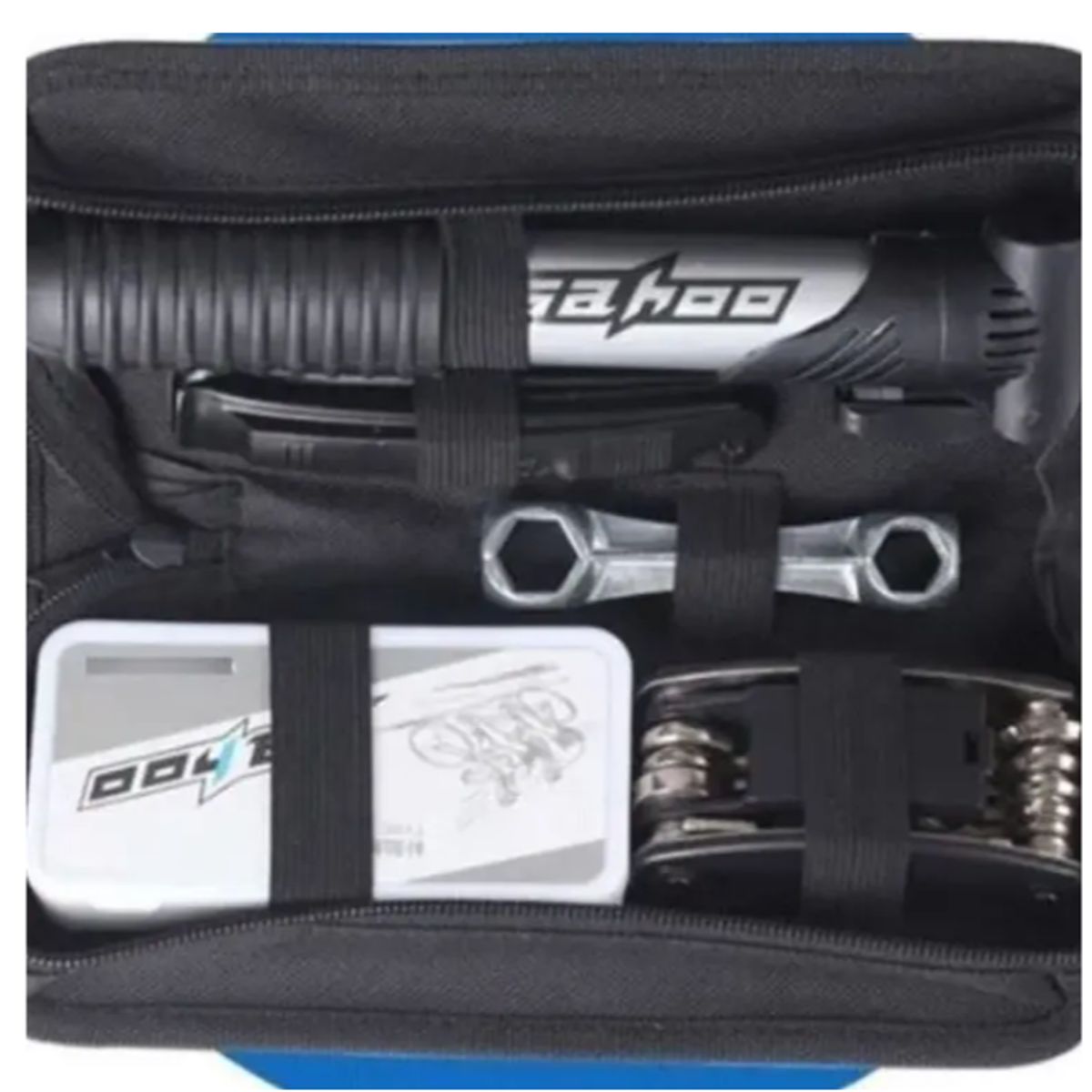 GENERICO - Kit Herramientas Bicicleta Multitool Bomba Bolsa Portatil