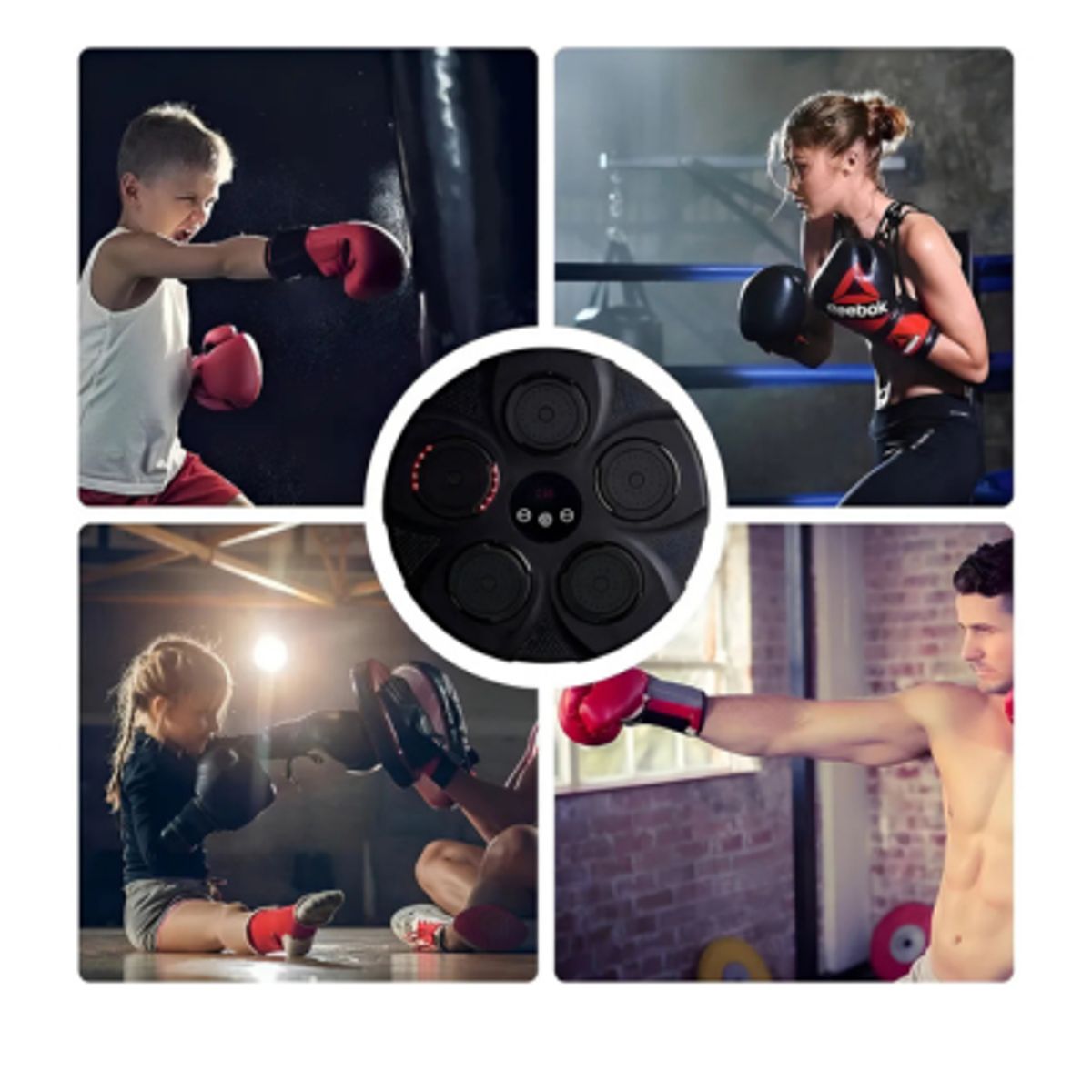 GENERICO - Maquina Boxeo Musical Entrenamiento Soporte Boxeo Pared