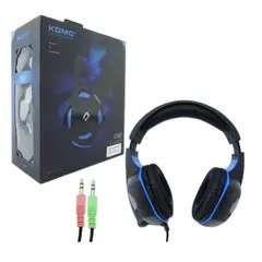 GENERICO - Audifono Para Gamer Con Microfono, Estereo. 2 Plug 3.5Mm