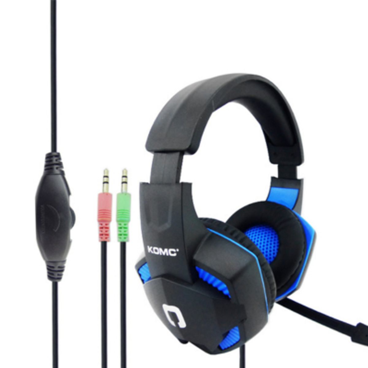 GENERICO - Audifono Para Gamer Con Microfono, Estereo. 2 Plug 3.5Mm