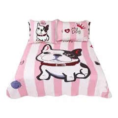 GENERICO - Cubrecama Quilt De Verano de 1.5 Plazas Estampado My Dog.