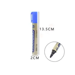 GENERICO - Plumón Permanente Azul 13cm