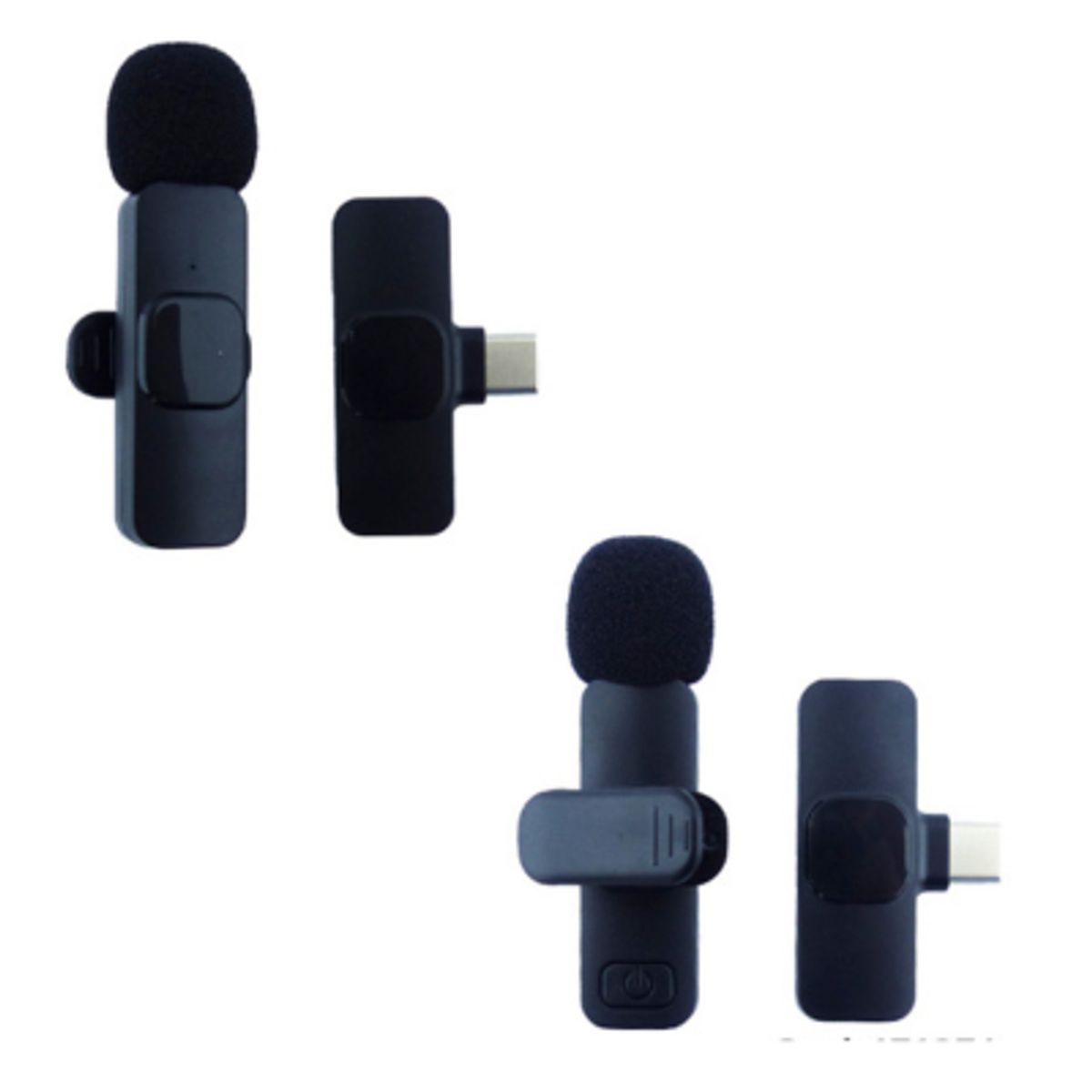 GENERICO - Microfono Inalambrico Para Smartphone Modelo TYPE-C Conexion Bluetooth