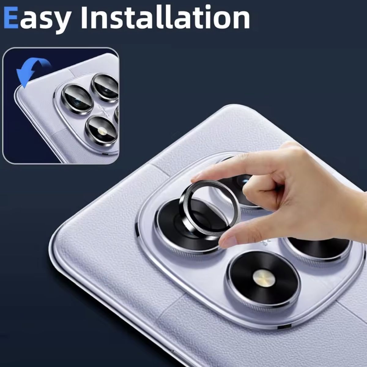 GENERICO - Protector De Lentes Para Cámara Xiaomi Note 15 Pro Plus 5g