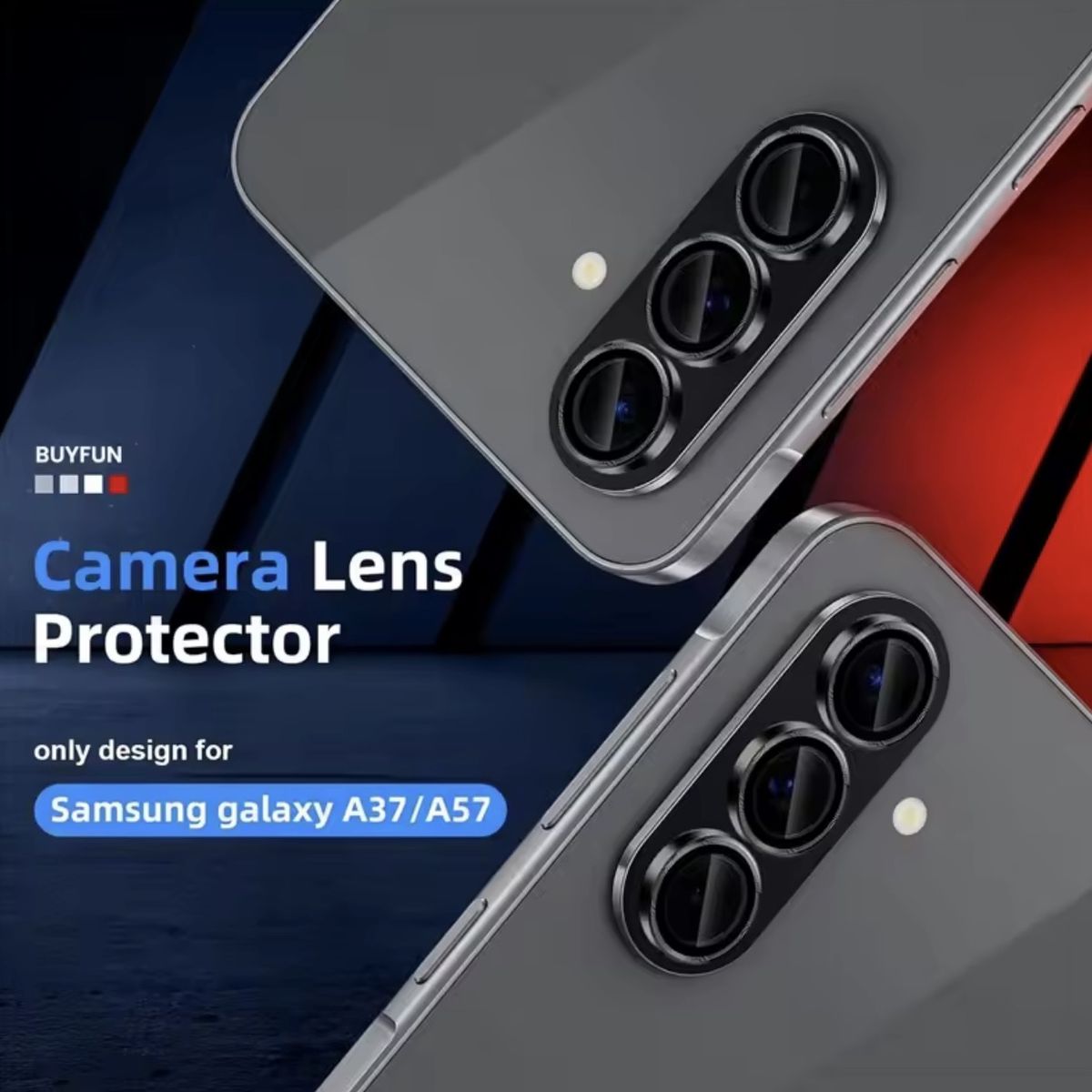 GENERICO - Protector De Lentes Para Cámara Samsung A37 - A57 5g
