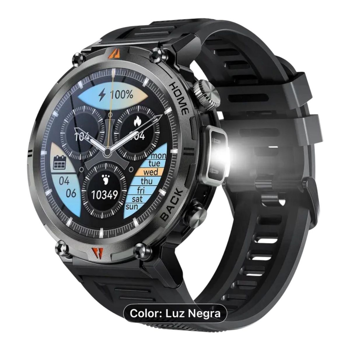GENETIC - Smartwatch KE3 Con Bluetooth llamada Pantalla Amoled de 1,45 Pulgada