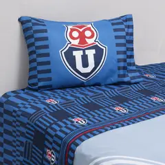 MASHINI - SABANAS U DE CHILE SINGLE 1.5 PLAZA MICROFIBRA