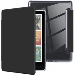 DIETEC - Funda Acrilica Transparente + Mica Kindle Paperwhite 2024 12va Gen 7pul