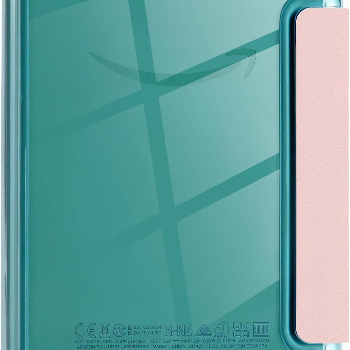 DIETEC - Funda Acrilica Transparente Rosa + Mica Kindle Paperwhite 2024 12va Gen 7pul