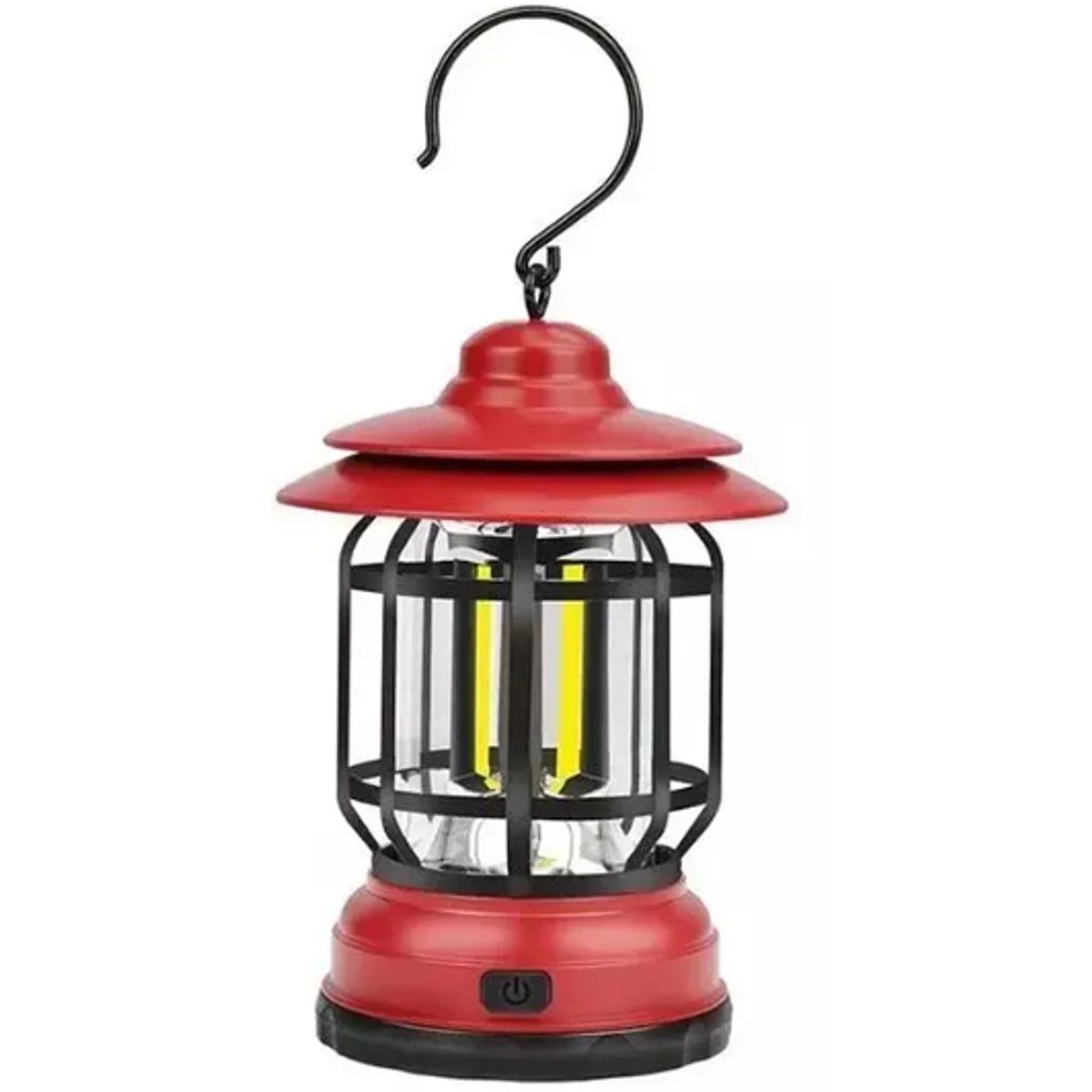 GENERICO - Lampara LED Retro Camping Portatil 2 Modos Luz Exterior