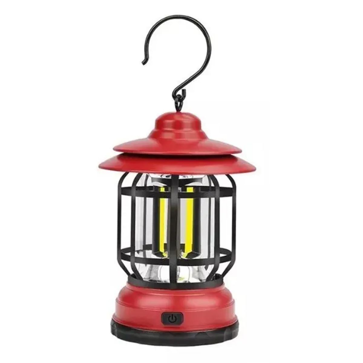 GENERICO - Lampara LED Retro Camping Portatil 2 Modos Luz Exterior