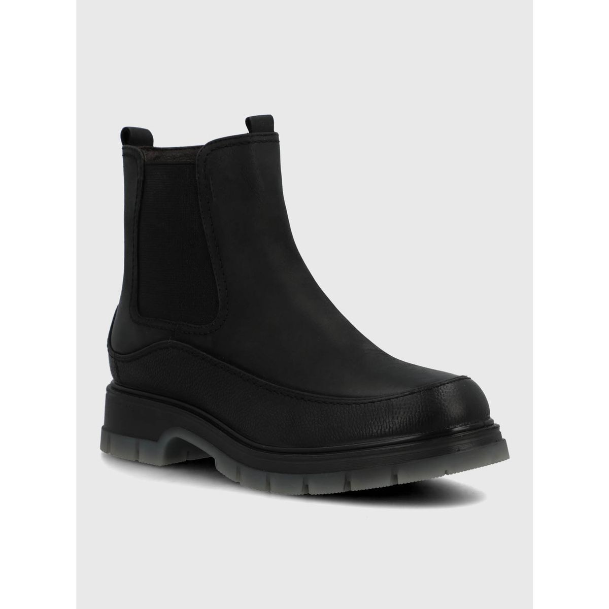 HUSH PUPPIES - Botin Cuero Mujer Trino Negro HUSH PUPPIES