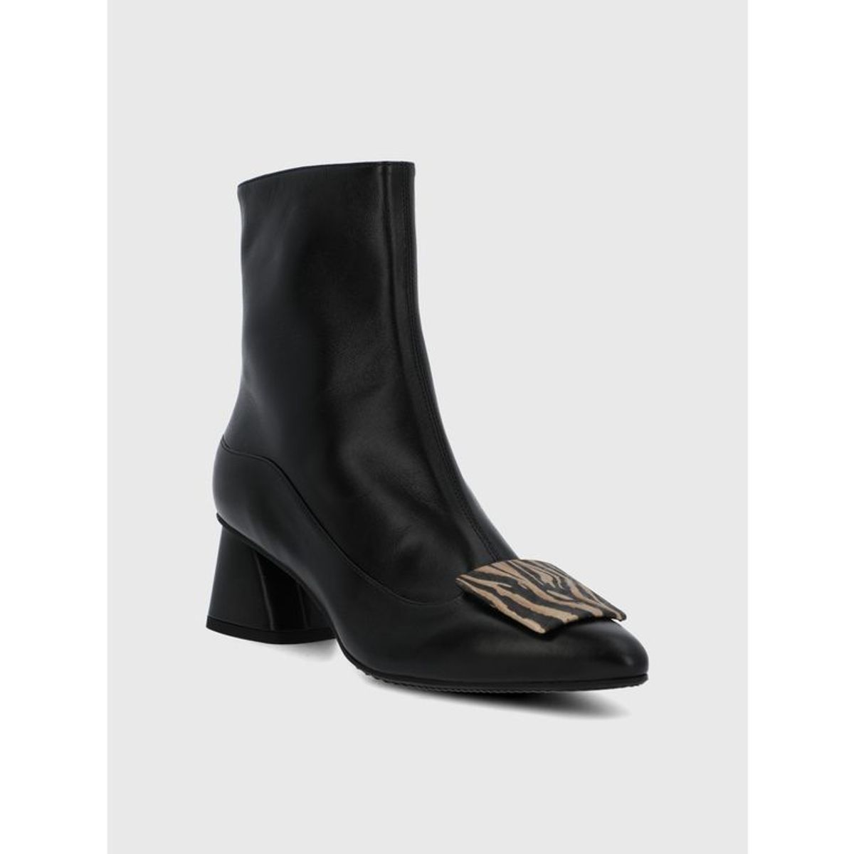 HUSH PUPPIES - Botin Brunate Cuero Mujer Bertani Negro HUSH PUPPIES