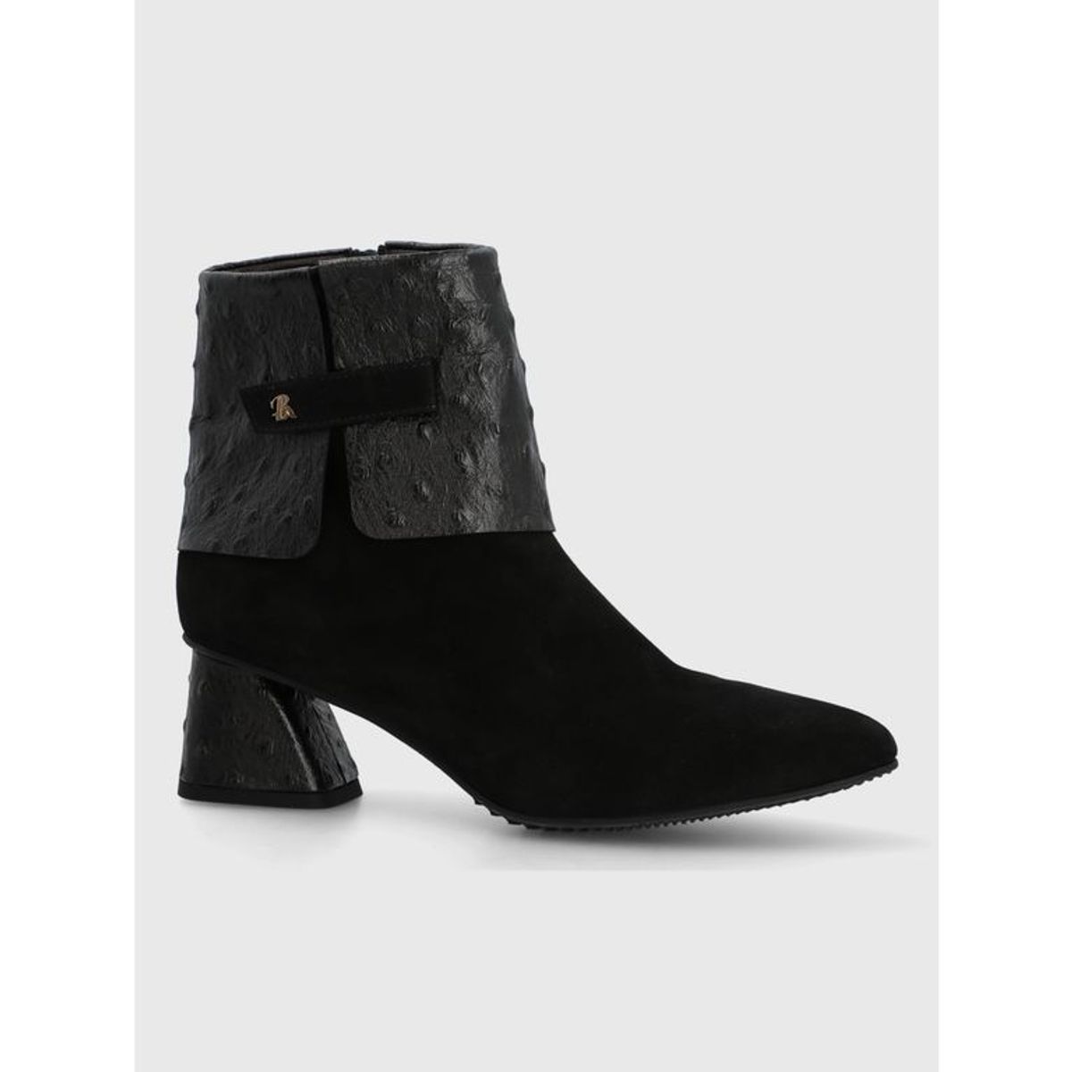 HUSH PUPPIES - Botin Brunate Cuero Mujer Milazo Negro HUSH PUPPIES