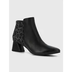 HUSH PUPPIES - Botin Brunate Cuero Mujer Naville Gris