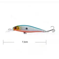 GENERICO - Pack 10 Señuelos Pesca Rapala 7.2cm Lenguado Corvina