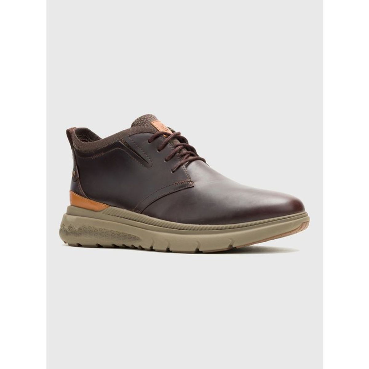 HUSH PUPPIES - Botin Cuero Hombre Excel Chukka Café HUSH PUPPIES