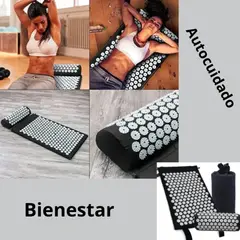 MOVI - Alfombra 3 en1 Yoga + Acupuntura + Cojín de Relajación