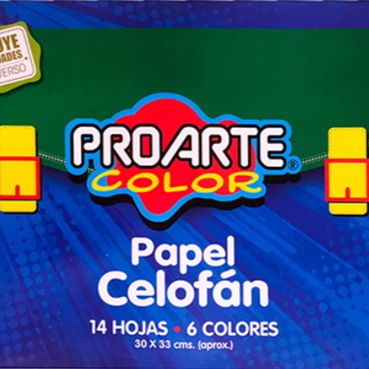 PROARTE - Carpeta Papel Celofan de Colores Proarte