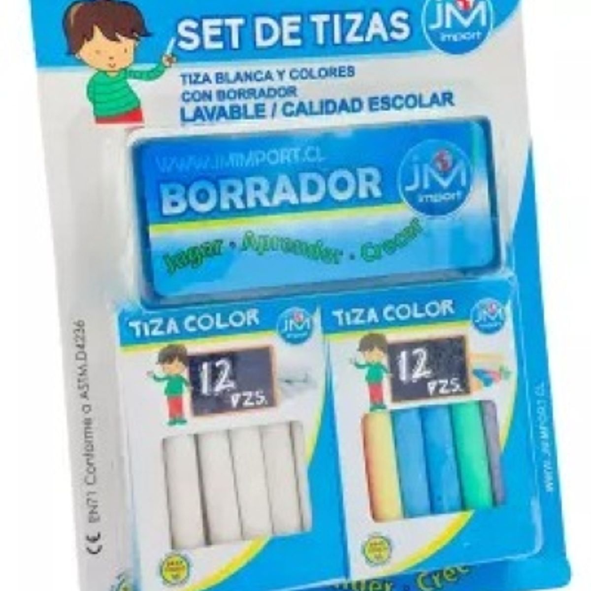 JM IMPORT - Tiza Display + Borrador