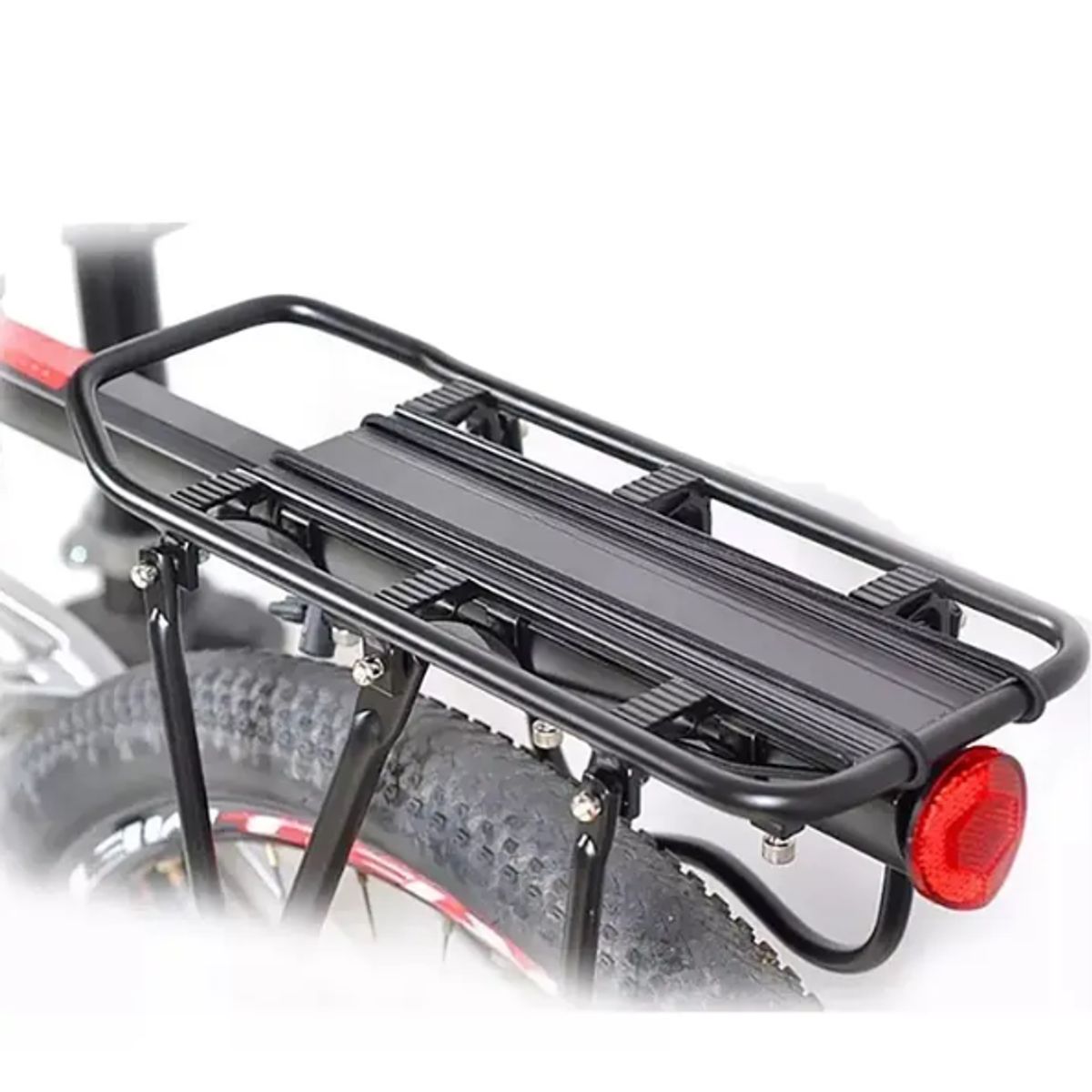 GENERICO - Parrilla Bicicleta Con O Sin Freno De Disco Porta Alforjas