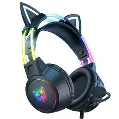 ONIKUMA - Audífonos Periféricos Gamer X15 Pro Cat Ear Edition