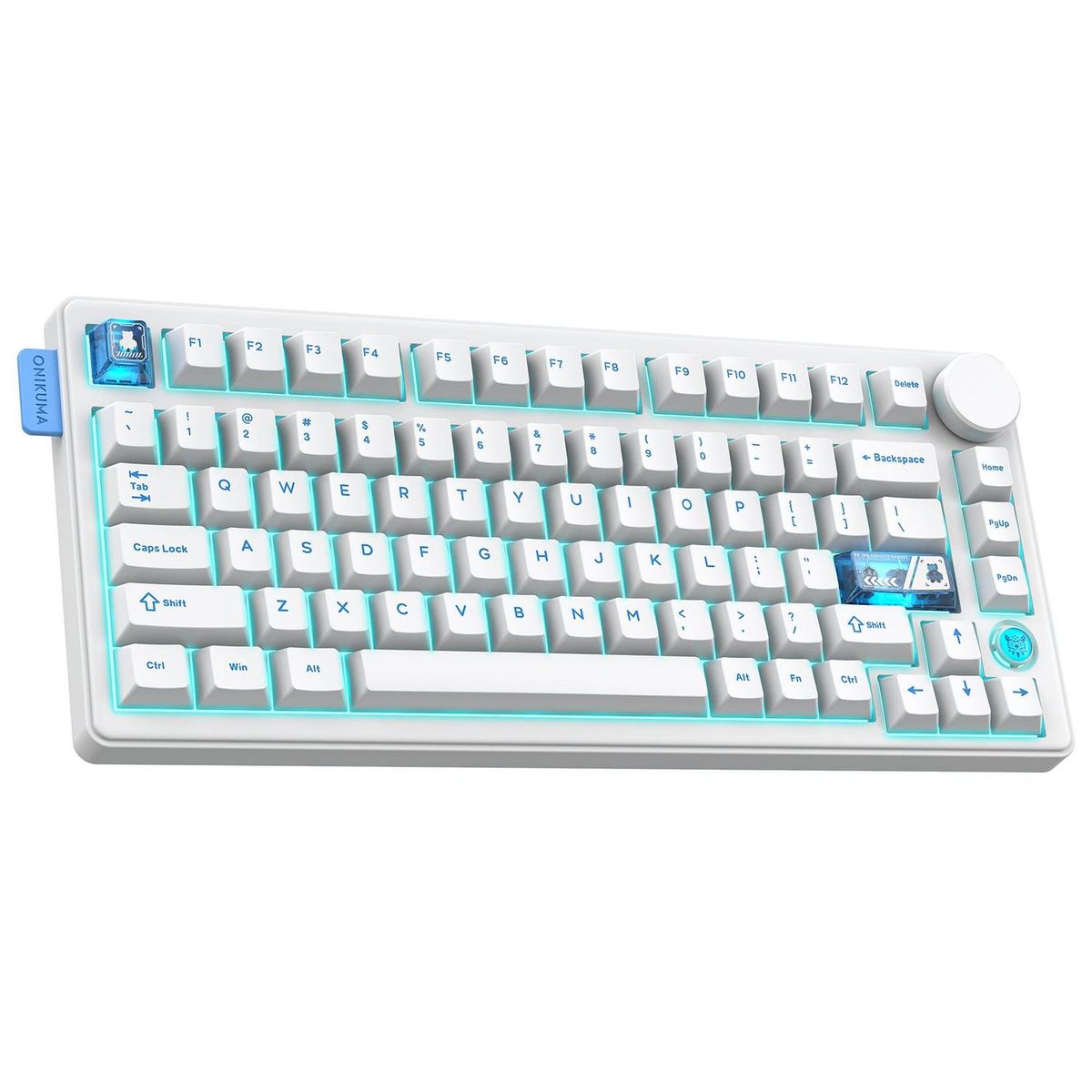 ONIKUMA - Teclado Gamer Onikuma Mecánico MT706 Trimode - Blanco