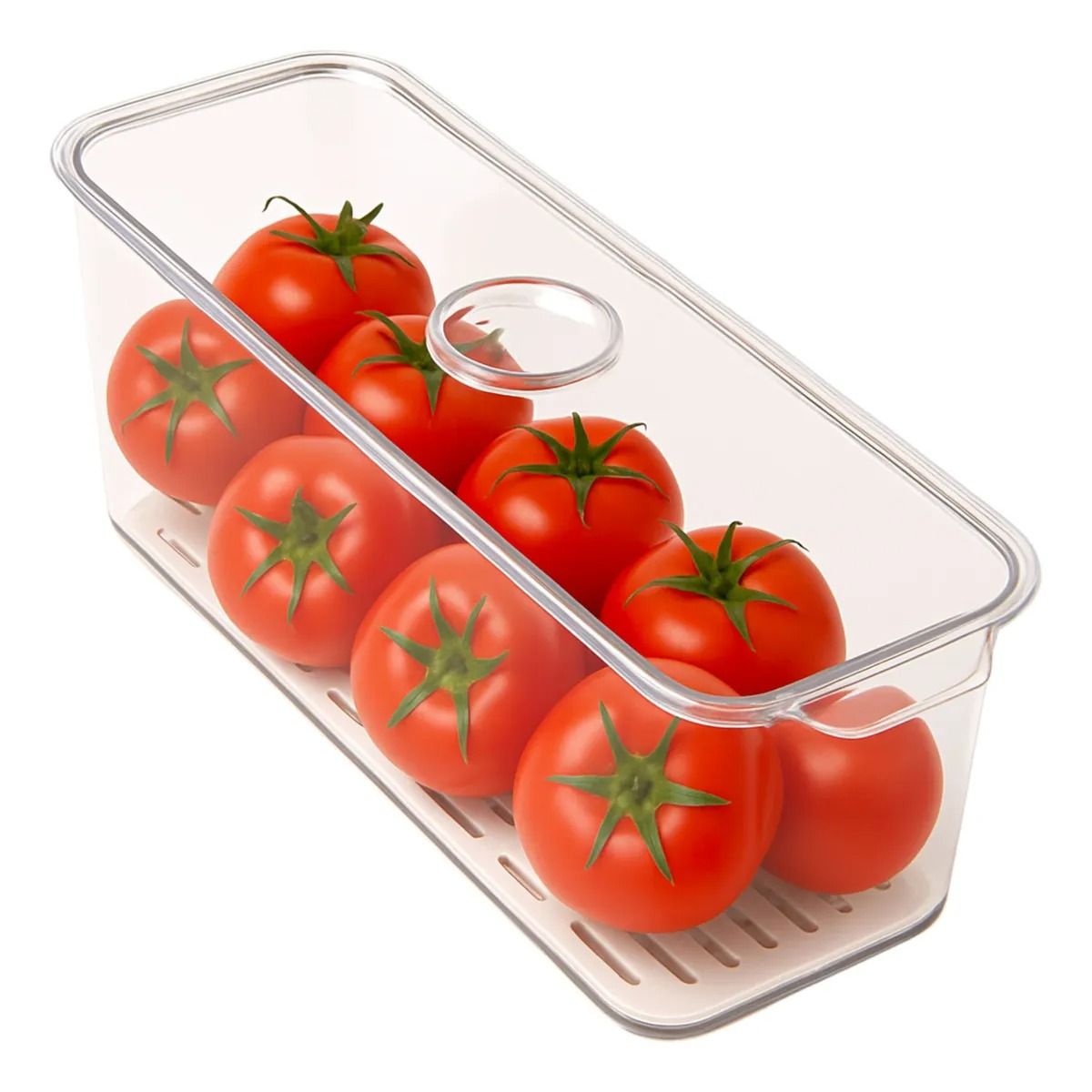 GENERICO - Organizador Refrigerador Despensa Organizador Cocina Tapa Transparente