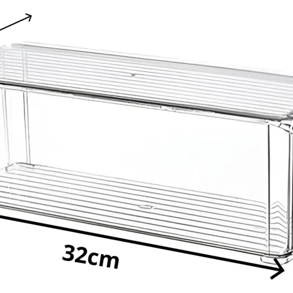 GENERICO - X3 Organizador Refrigerador Despensa Organizador Cocina Tapa Transparente