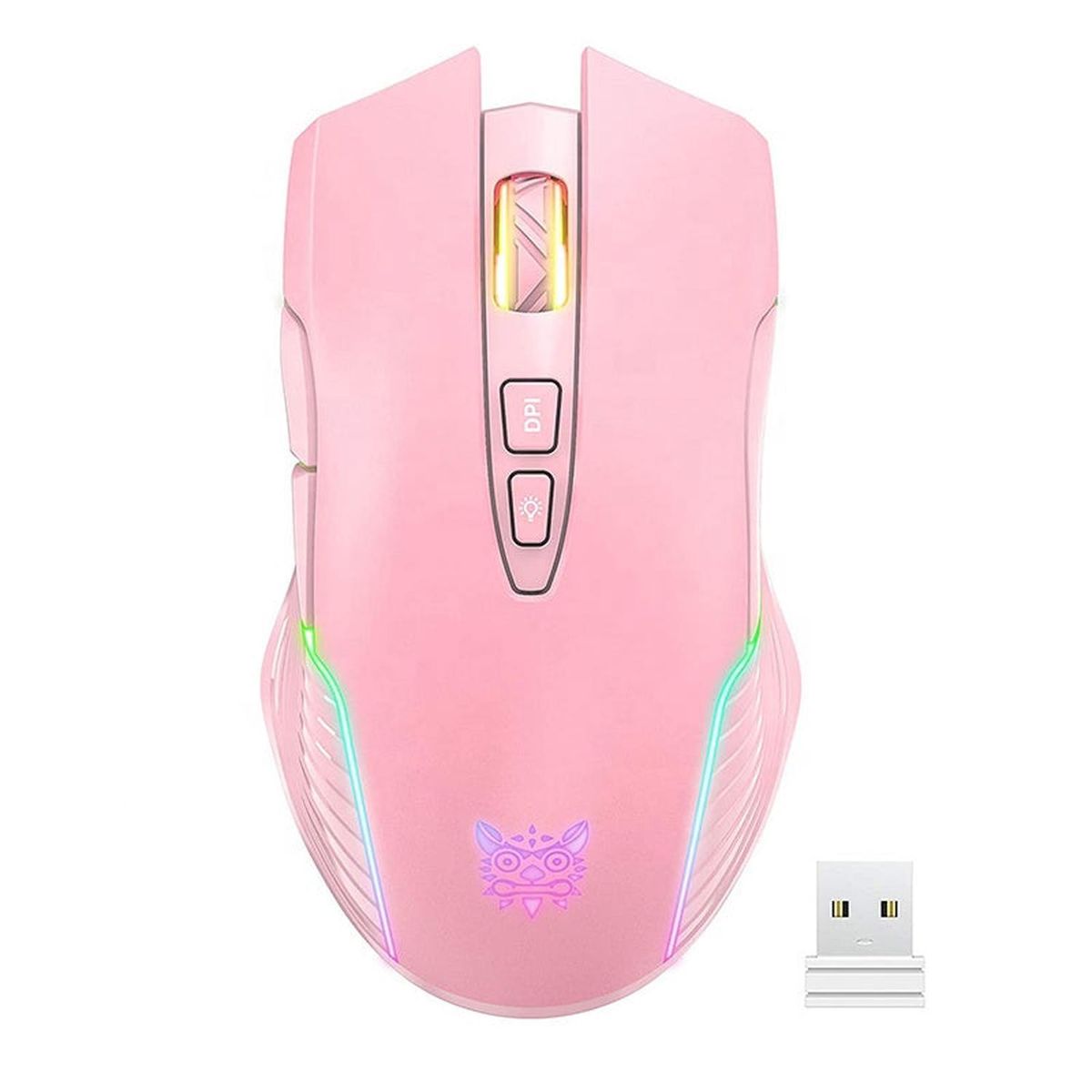 ONIKUMA - Mouse Gamer Onikuma CW905 2.4GHz - Rosa