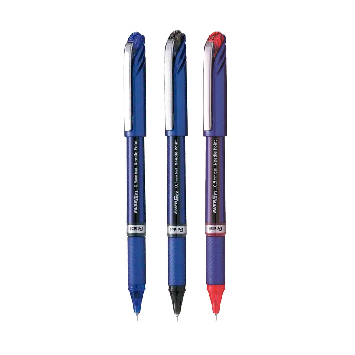 PENTEL - Set 3 Lapiz Ener Gel 05mm Pentel Az Ng Rj