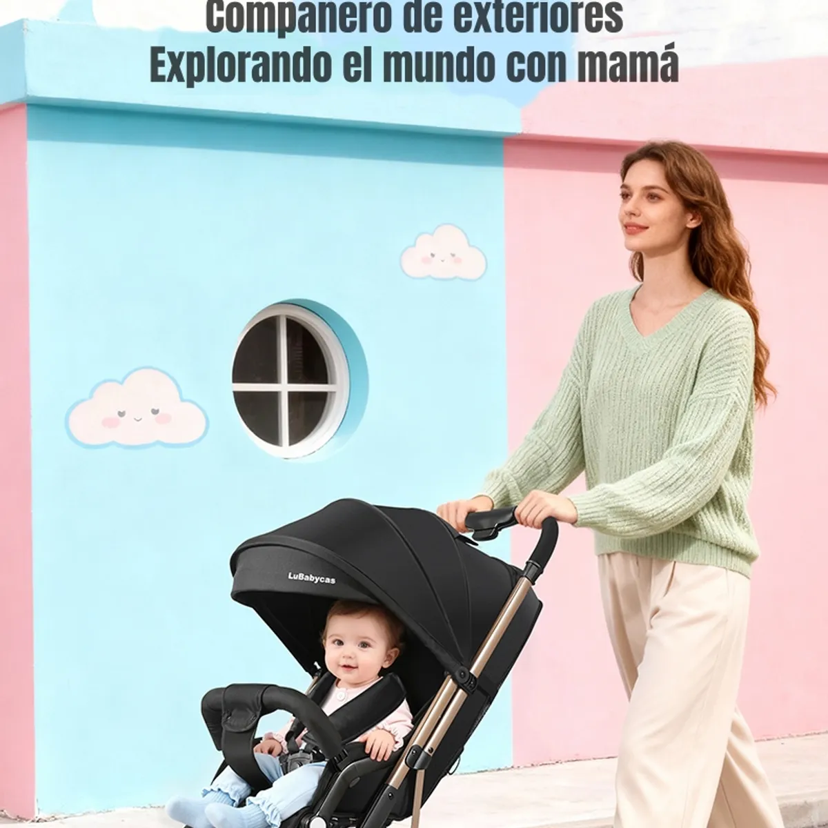 LUBABYCAS - Coche De Paseo Últra Liviano 0-3 Años GTS LuBabycas