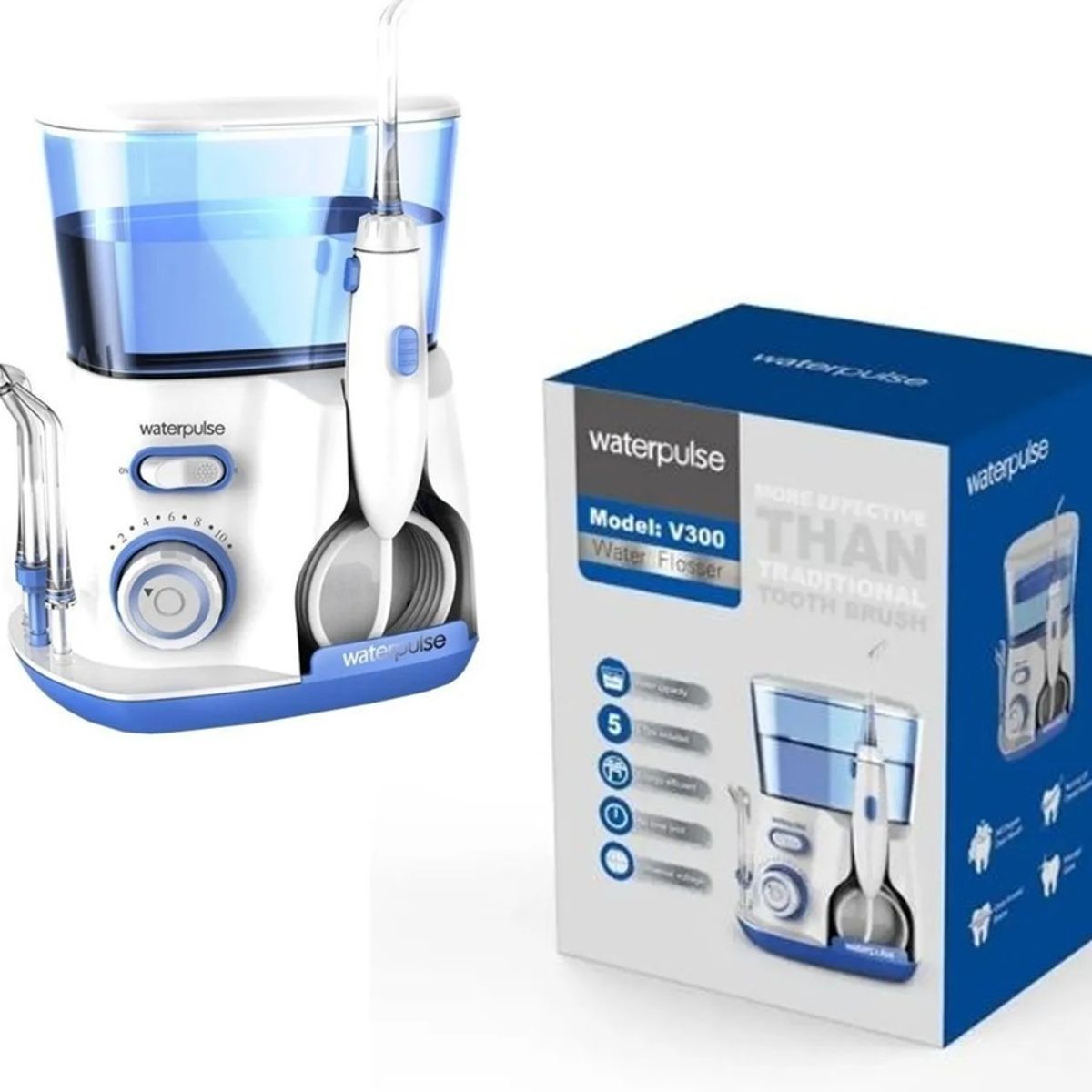 GENERICO - Irrigador Dental v300plus Limpiador Bucal Irrigador portatil