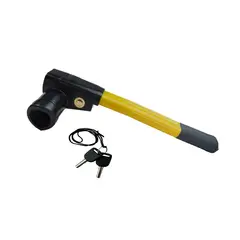 GENERICO - Traba Volante Premium Tipo T Metal Amarillo - Negro