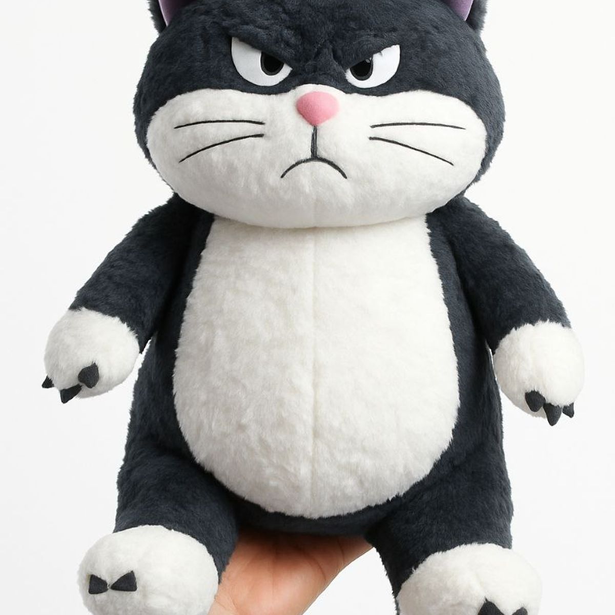 GENERICO - Gato Lucifer Enojado Peluche 30 cm