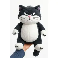 GENERICO - Gato Lucifer Enojado Peluche 30 cm