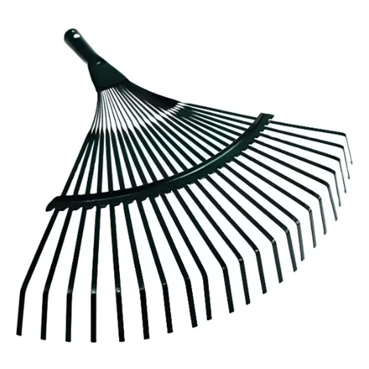 GENERICO - Rastrillo 22 Dientes Metálico Abanico Barre Hojas