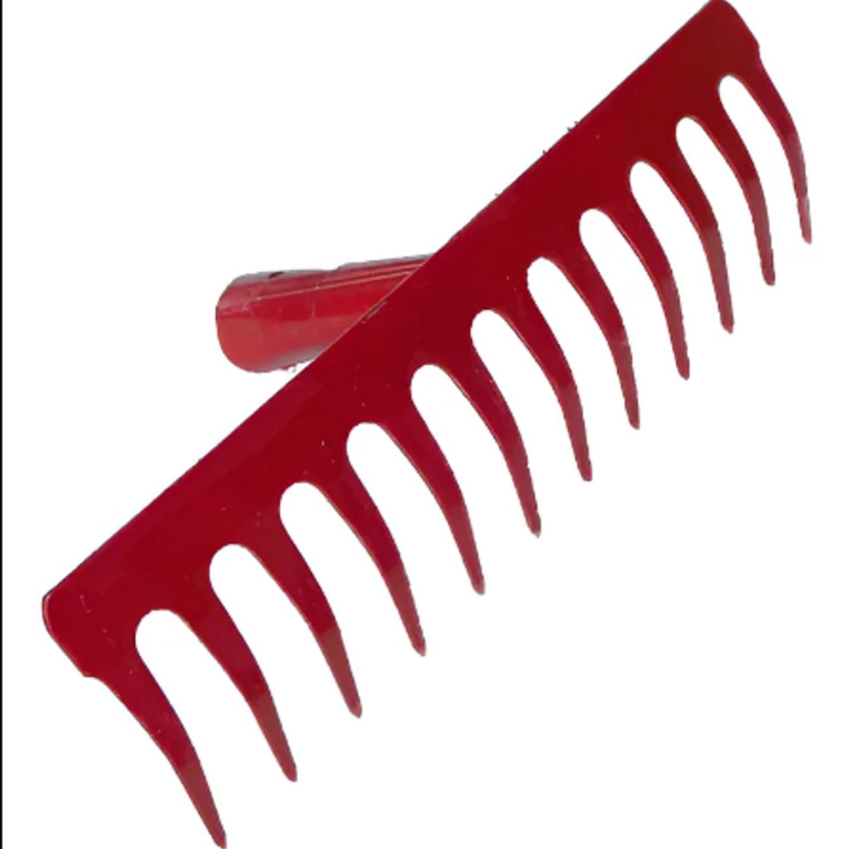 GENERICO - Rastrillo Metálico Recto 30cm 12 Dientes Para Jardinería