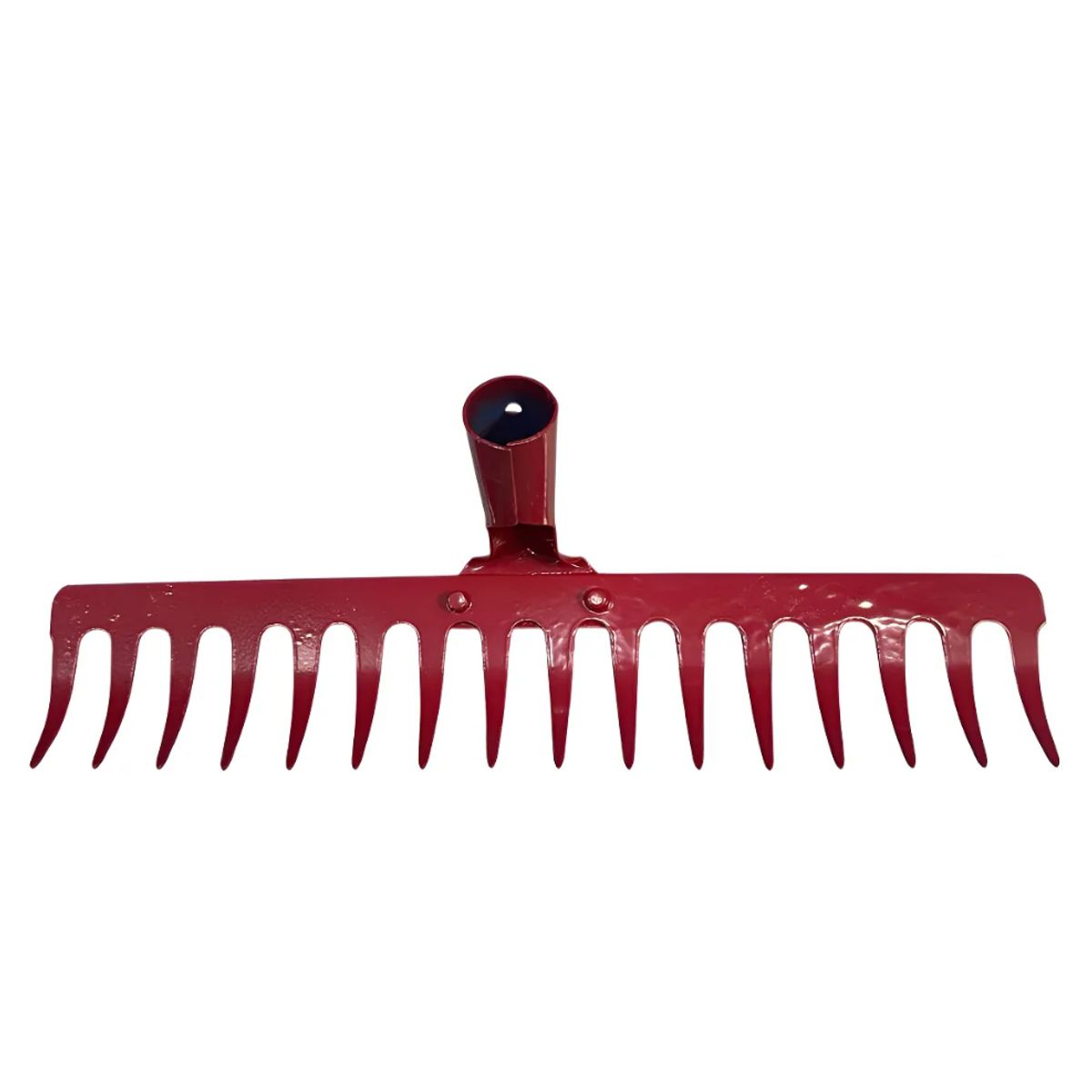 GENERICO - Rastrillo Metálico Recto 40cm 16 Dientes Para Jardinería