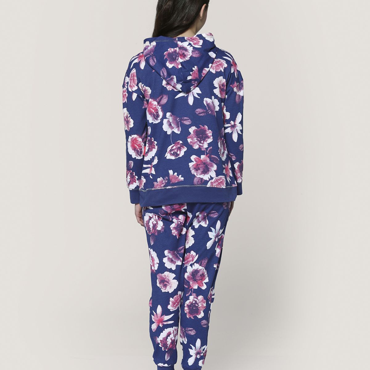 LADY GENNY - Pijama Algodón Con Capucha Niñas - Ternura Y Brillo