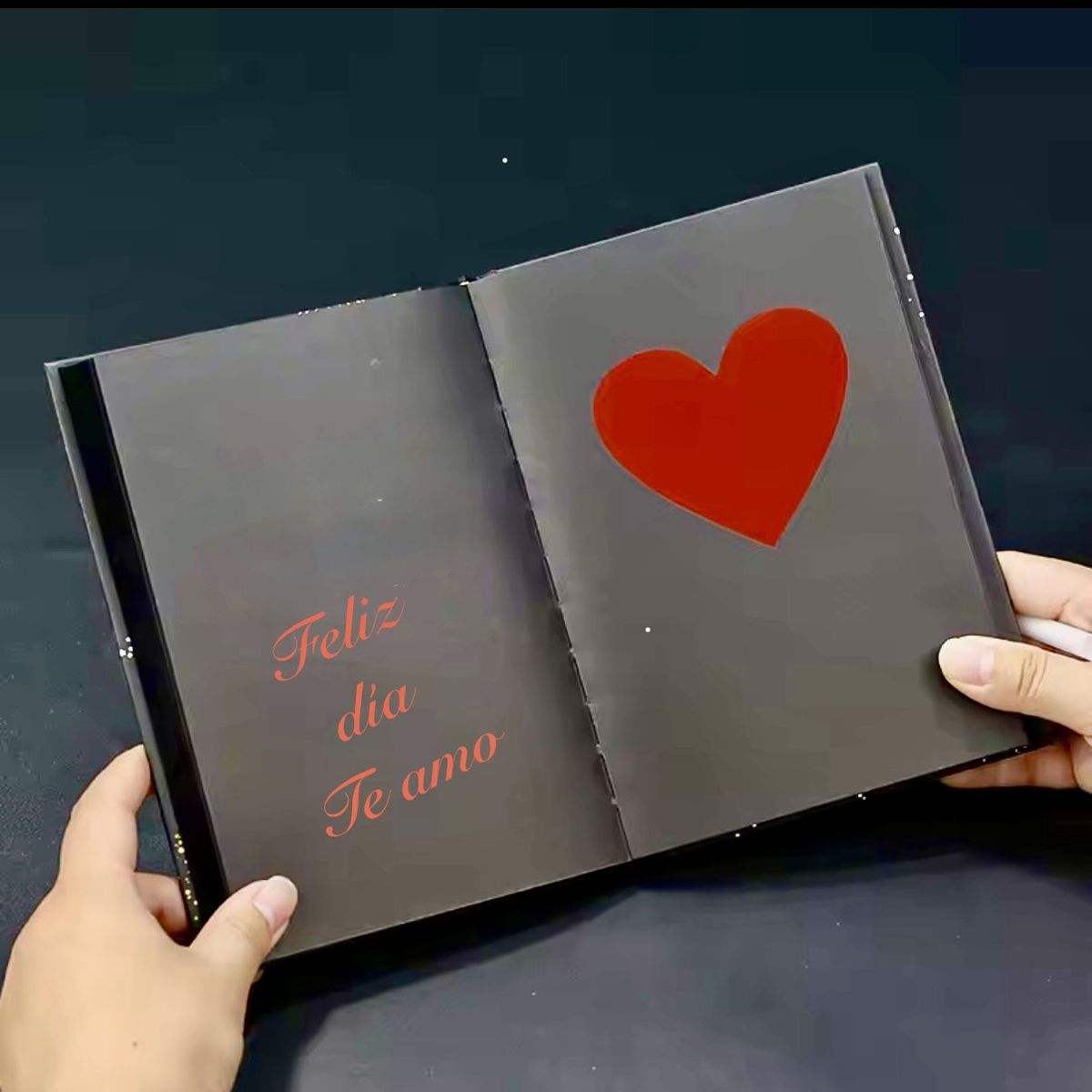 GENERICO - LIBRETA /CUADERNO CON TAPA DURA  SOL–  100% NEGRA + LAPICES