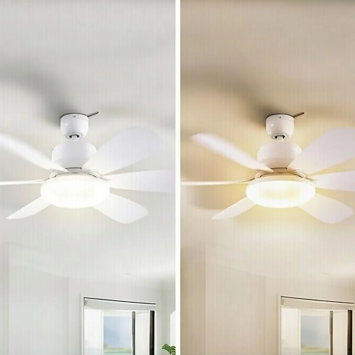 GENERICO - Ventilador De Techo Y Lampara Luz Led