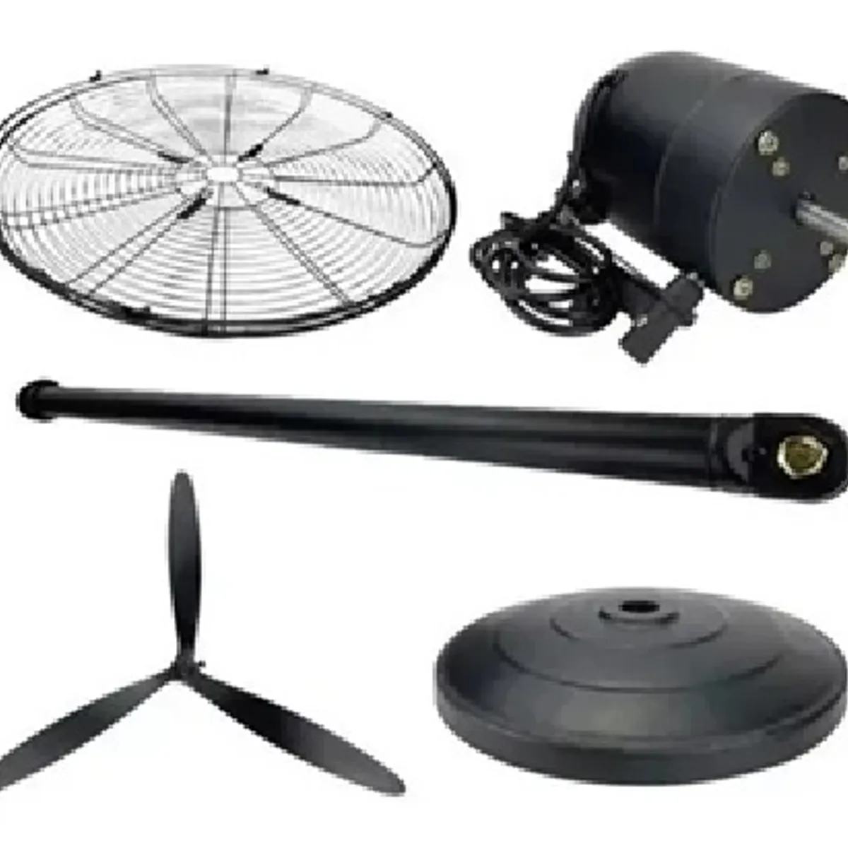 GENERICO - Ventilador Industrial 26¨ Alta Potencia 3 Velocidades Diámetro 650