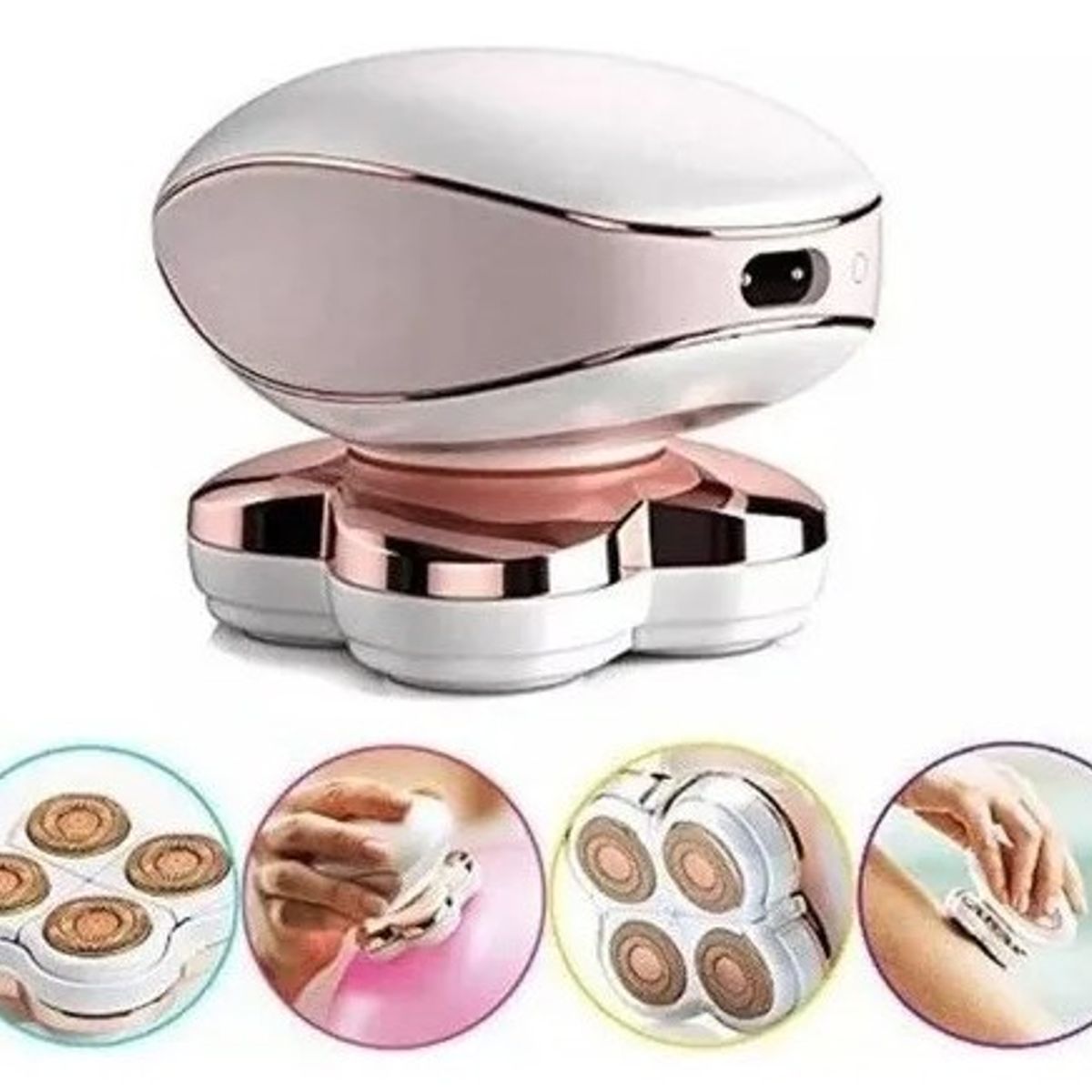 GENERICO - Depiladora Cuerpo Portátil Recargable Usb Rasura Color Rosa