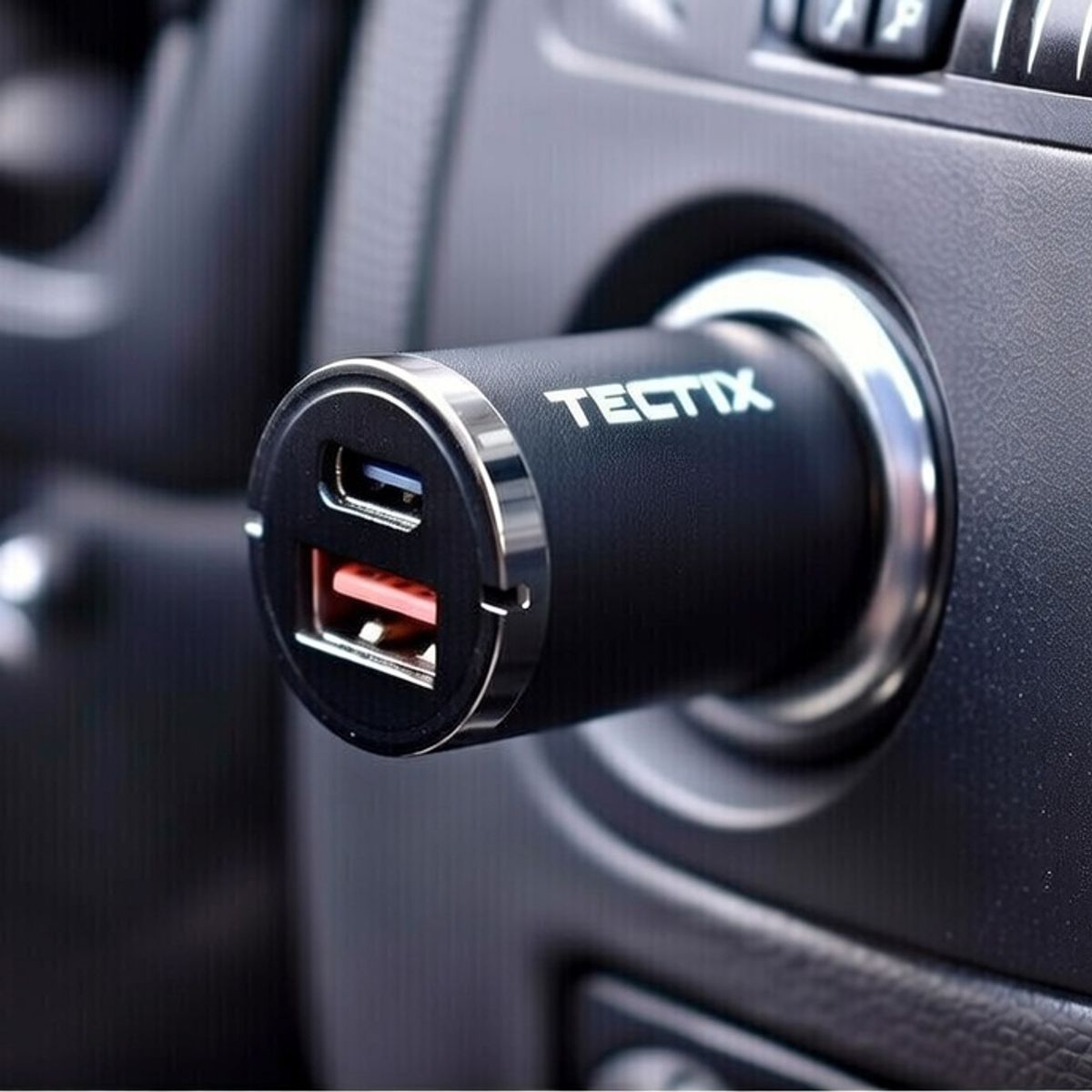 GENERICO - Cargador Auto Carga Rápida 225W USB-A y Tipo C