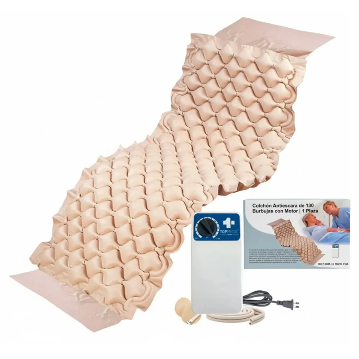 Colchón Antiescara Medihome Con Motor Blunding 1 Plaza, marca GENERICO - Foto Principal