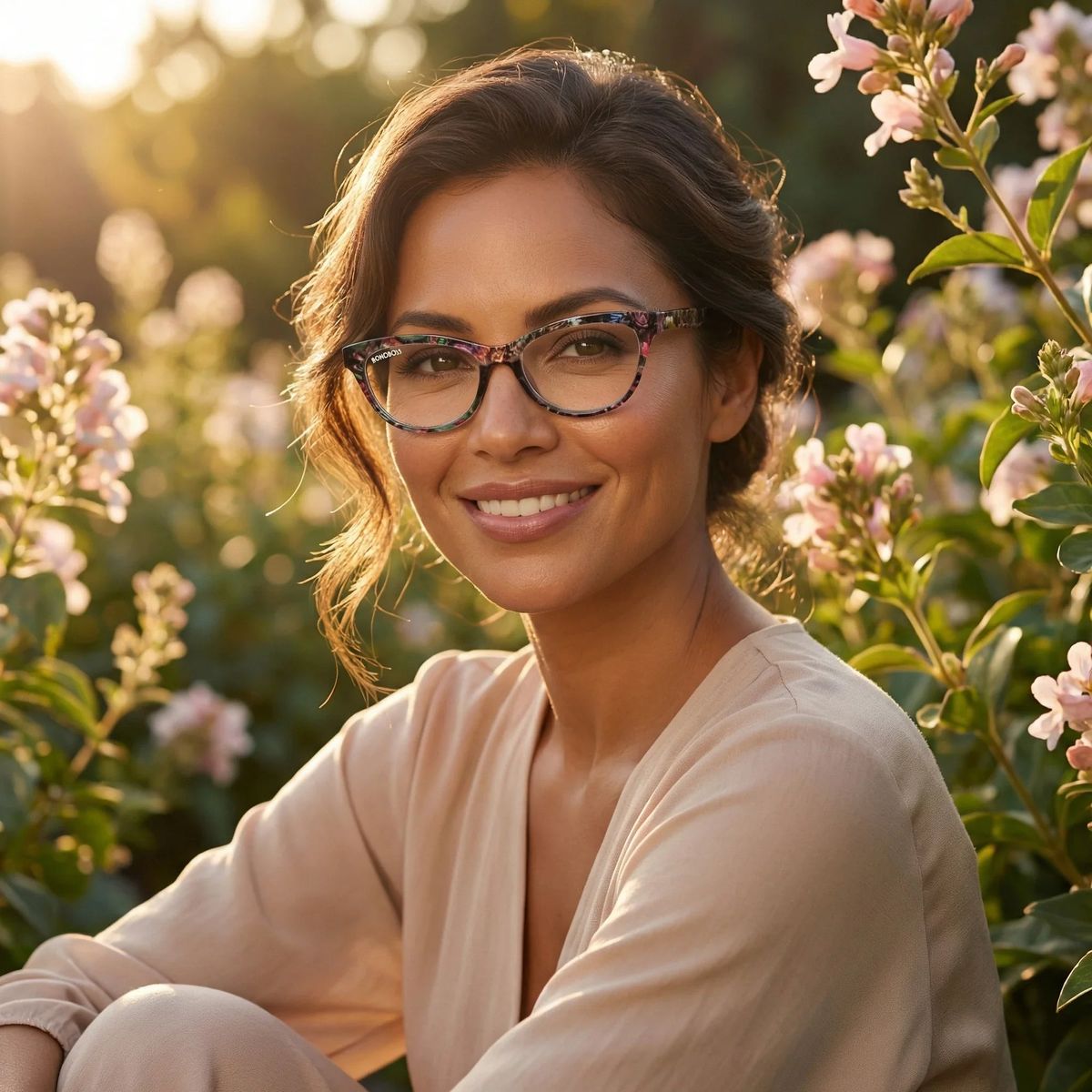 BONOBOSS - Lentes de Lectura Filtro Azul Bonoboss Alice Floral Agatados