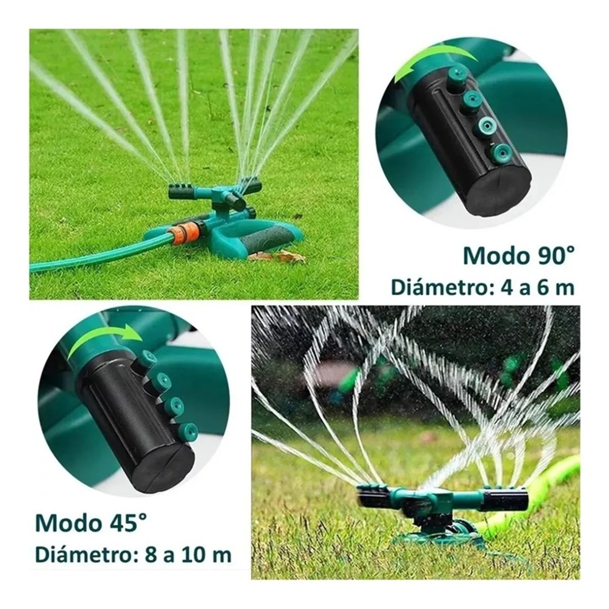GENERICO - Kit Programador De Riego Sistema Nebulización Aspersor 360°